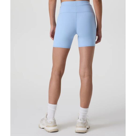 Vuori Daily Shorts Womens Small Blue High Rise Drawstring Athletic Yoga Workout - Picture 4 of 16